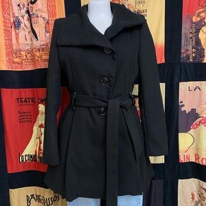 Steve Madden Women's Belted Drama Coat